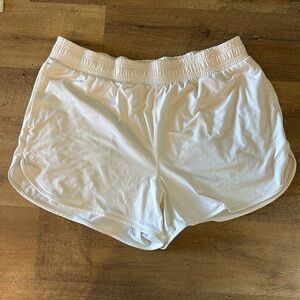 All in Motion Women's Athletic White Shorts